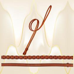 5/8" fancy stitched raised laced reins from Edgewood leather. Comes in four lengths.