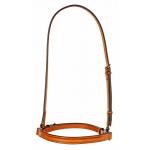 Edgewood leather fancy stitched raised crank training noseband / caveson.
