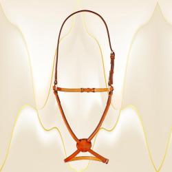 Edgewood Leather fancy stitched raised figure 8 noseband / caveson. Noseband comes in Pony, Cob, Horse and Oversize.