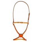 Edgewood leather plain flat figure 8 noseband / caveson.