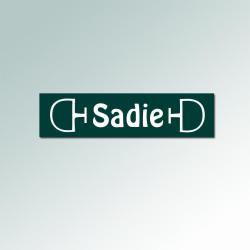 Snaffle Bit Plastic Stall Plate | Snaffle Bit Nameplate
