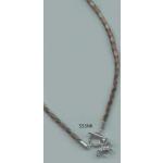 Horseshoe Toggle Necklace - Leather - Equestrian Jewelry