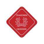 Custom engraved horse breed logo plastic sign with personalized engraved text. Equestrian Sign