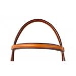 Edgewood leather plain raised 5/8" padded browband.
