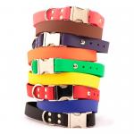 Sparky's choice adjustable all weather dog collar with side release buckle from Auburn Leathercrafters.