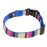 Medium adjustable A Tail We Could Wag woven fabric side release dog collar. Many colors to choose from.