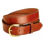 Stitched Heavy Weight English Bridle Leather Belt - Equestrian