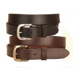 Plain strap English bridle equestrian leather belt.