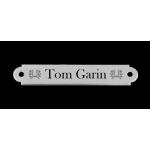 Hreed Logo engraved brass or silver nameplate good for picture frames, pet memorials and much more. Horse Breed Logo Plate