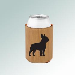 Personalized leatherette dog breed beverage holder with your choice of dog breed design and engraved text. 100+ dog breeds to choose from.