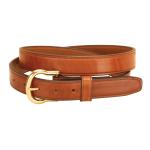 Lined & Stitched Bridle Leather Belt - Equestrian