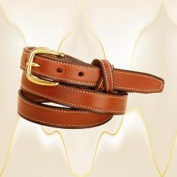 Cross keeper leather belt with your choice buckle.