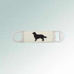 Personalized golden retriever bottle opener with a golden retriever design and engraved text of your choice. 80+ Golden Retriever designs to choose from.