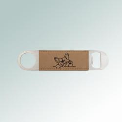 Personalized corgi  bottle opener with a corgi design and engraved text of your choice. 100+ corgi designs to choose from.