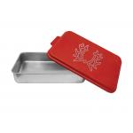 Personalized aluminum cake pan with engraved horse breed logo and custom text. Horse Breed Logo Cake Pan