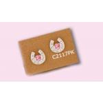 Horseshoe Post Earrings - Pink