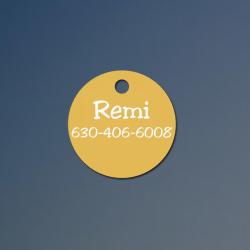 Colored aluminum horse bridle tag with personalized engraved text of your choice. Makes a great equestrian gift or horse show award.