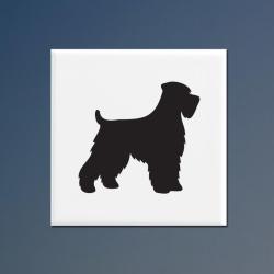 Personalized dog breed trivet with your choice of a dog breed design and custom engraved text.