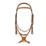 1/2" Fancy Stitched Raised Edgewood Bridle 1/2" with a Fancy Stitched Figure 8 Noseband and fancy stitched padded browband.