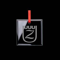 Square glass horse breed ornament with personalized text and the horse breed logo of your choice. 25+ horse breed logos to choose from.