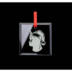 Custom engraved square glass doberman ornament with your choice of doberman design and personalized text. 25+ Doberman designs to choose from.