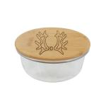 Food storage container with your choice of custom engraved horse breed logo and personalized text. Equestrian Food Container