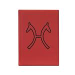 Personalized sketchbook with your choice of horse breed logo and custom engraved text. Equestrian Sketchbook