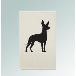 Custom engraved leatherette dog breed journal with your choice of dog breed design and personalized text. 100+ dog breeds to choose from.