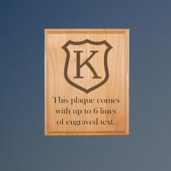 Genuine red alder horse breed plaque with an engraved horse breed logo and text. Makes great horse show award. 25+ horse breed logos to choose from.