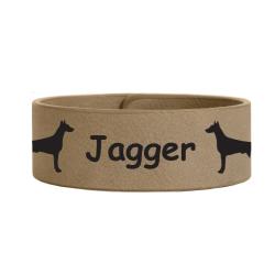 Personalized bracelet with your choice of Doberman design. Doberman Bracelet