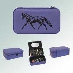 Personalized horse jewelry box with your choice of horse design and custom engraved text. 145+ horse designs to choose from.