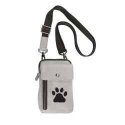 Personalized urban crossbody bag with your choice of dog design and custom engraved text. Crossbody Dog Bag