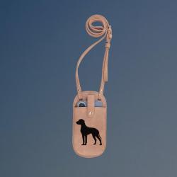Custom engraved urban essential crossbody bag with your choice of dog design and personalized text. Dog Crossbody Bag