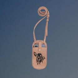 Personalized essential crossbody bag with your choice of farm animal design and custom engraved text.