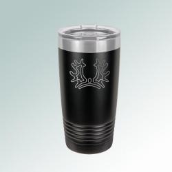 Custom engraved insulated horse breed logo tumbler with your choice of horse breed logo and personalized text. 25+ horse breed logos to choose from.