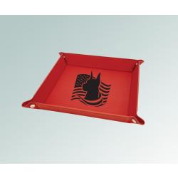 Folding doberman valet tray with your choice of doberman design and personalized text. 25+ Doberman designs to choose from.