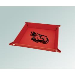 Folding farm animal valet tray with your choice of farm animal design and personalized text. 100+ farm animal designs to choose from.
