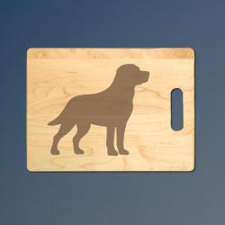 Engraved Maple Dog Breed Cutting Board