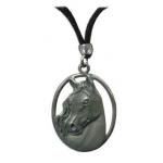 Horse Head Pewter Pendant