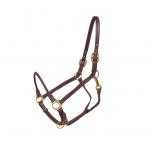 This halter comes with a double buckle crown, throat snap and adjustable nose.