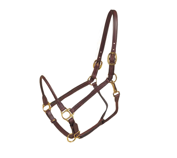 This halter comes with a double buckle crown, throat snap and adjustable nose.