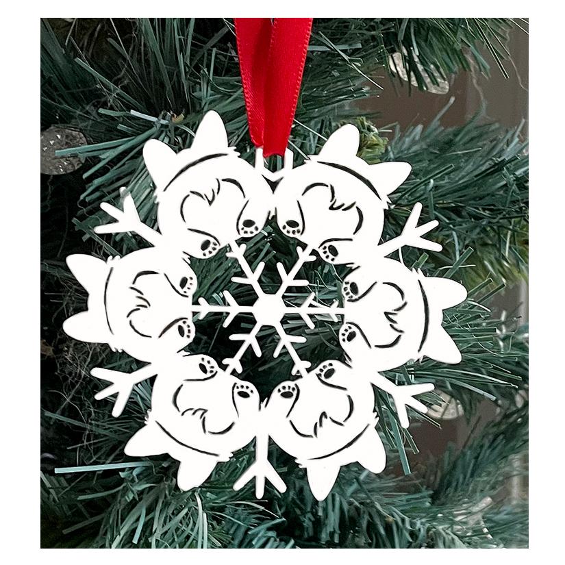 Corgi Butt Acrylic Ornament | Corgi Ornament